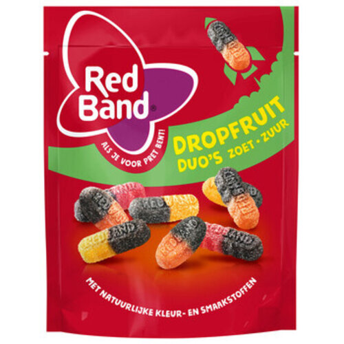 Red Band - Magic Dropfruit Duo's Zoet Zuur 225 Gram 10 Stuks