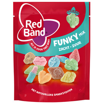 Red Band Red Band - Snoepmix Funky 205 Gram 10 Stuks