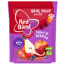 Red Band - Real Fruit Candy Berries 190 Gram 10 Stuks