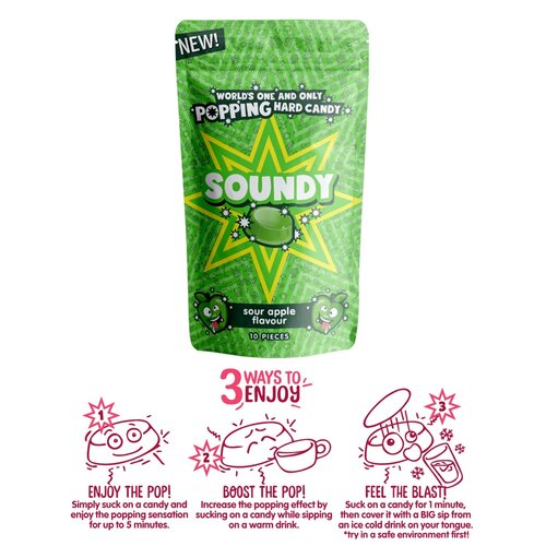 Soundy Sour Apple 3 Gram (Hype van 2023)