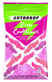 Autodrop Autodrop - Zure Cadillacs 85 Gram 16 Stuks afbeelding