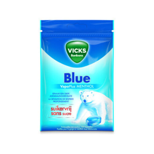 Vicks - Menthol Suikervrij 72 Gram 20 Stuks