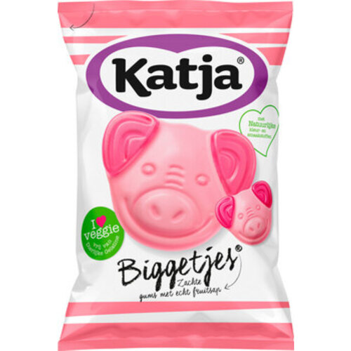 Katja - Biggetjes 255 Gram 12 Stuks Katja - Biggetjes 255 Gram 12 Stuks
