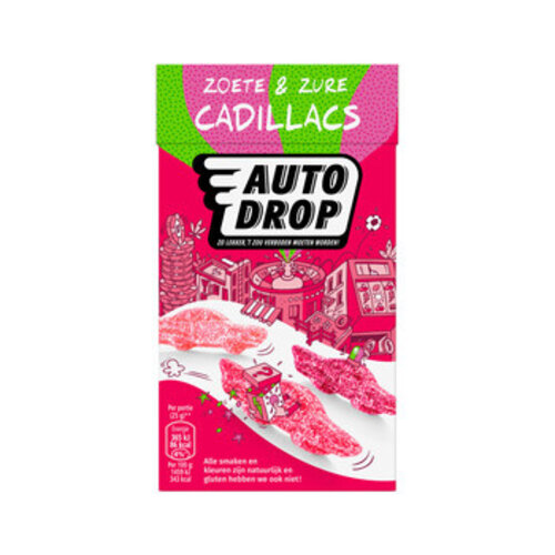 Autodrop - Zoet Zure Cadillacs 270 Gram 6 Stuks