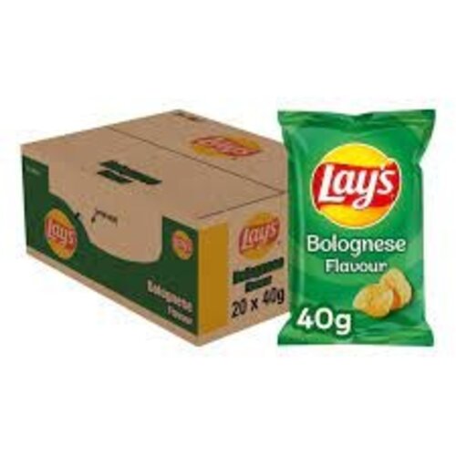 Lays Bolognese Chips 20 Zakken a 40 Gram Lays Bolognese Chips 20 Zakken a 40 Gram