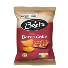 Brets - Bacon Chips 125 Gram 10 Stuks