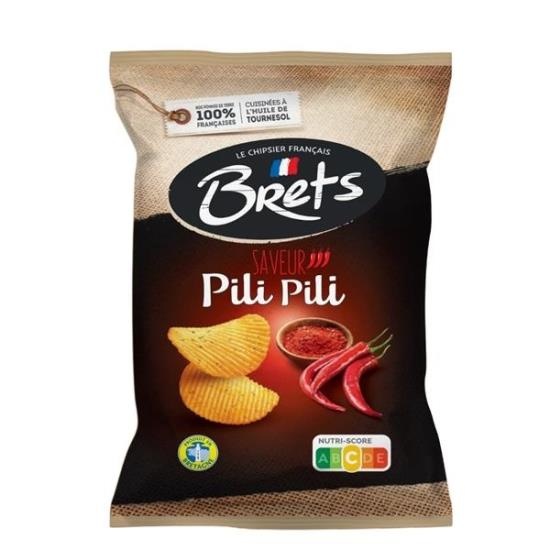 Brets Brets - Pili Pili Chips 125 Gram 10 Stuks