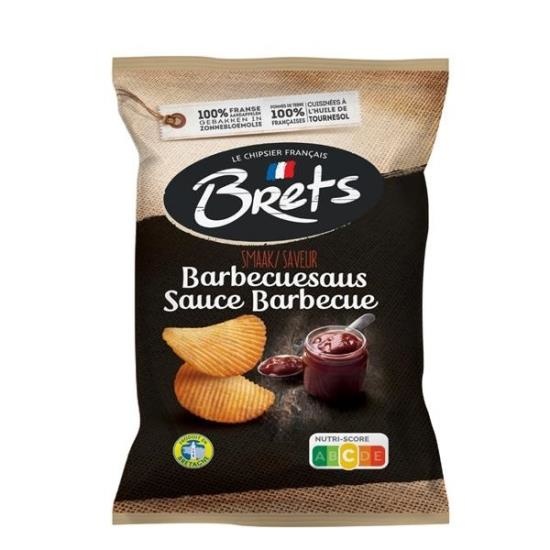 Brets Brets - Barbecuesaus Chips 125 Gram 10 Stuks