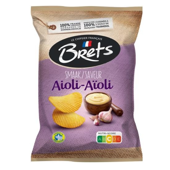 Brets Brets - Aioli Chips 125 Gram 10 Stuks
