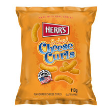 Herr’s - Baked Cheese Curls 113 Gram 12 Stuks