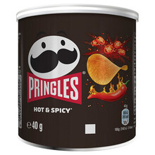 Pringles - Hot & Spicy 40 Gram 12 Stuks