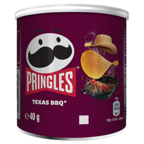 Pringles - Texas BBQ 40 Gram 12 Stuks Pringles - Texas BBQ 40 Gram 12 Stuks