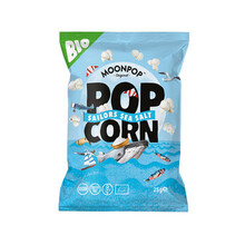 Moonpop - Popcorn  Sea Salt Bio 25 Gram 16 Stuks