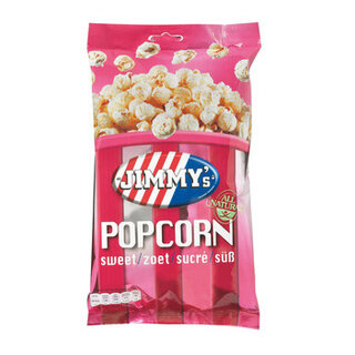 Jimmy's - Popcorn Zoet 60 Gram 12 Stuks