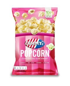 Jimmys Popcorn Jimmy's - Popcorn Zoet 17 Gram 21 Stuks afbeelding