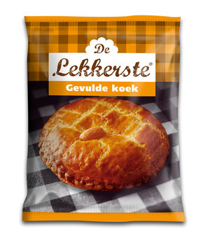 De Lekkerste koeken De Lekkerste - Gevulde Koek 90 Gram 30 Stuks afbeelding