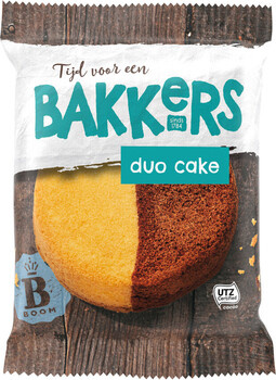 Boom koek Boom - Bakkers Duo Cake 75 Gram 24 Stuks
