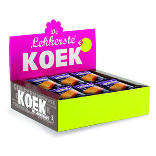 De Lekkerste - Cakeplak 60 Gram 15 Stuks