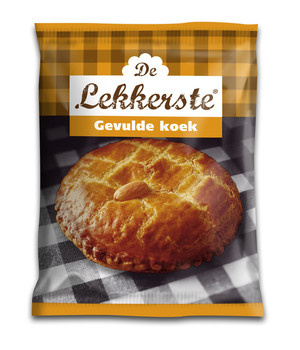 De Lekkerste koeken De Lekkerste - Gevulde Koek 100 Gram 16 Stuks afbeelding