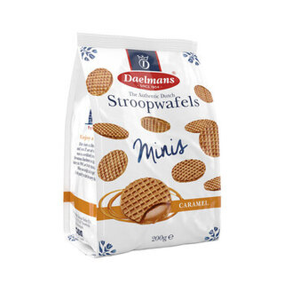 Dealmans - Mini Stroopwafel Blokzak 200 Gram 12 Stuks