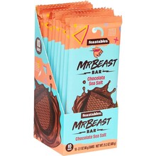 Mr Beast - Feastables Chocolate Sea Salt Bar 60 Gram  10 Stuks
