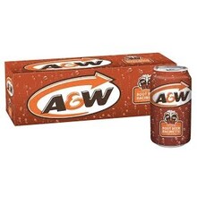 A&W - Root Beer 355ml (caffeinevrij) 12 Blikjes