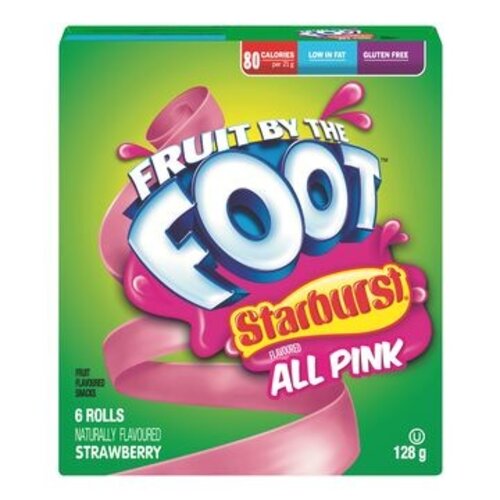 Starburst - Fruit By The Foot Starburst All Pink 128 Gram