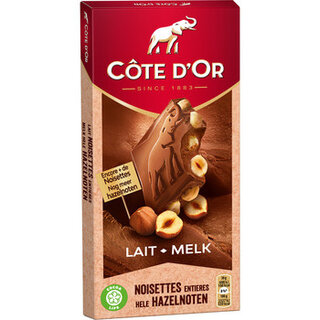 Cote d'Or - Melk/Hele Noot 180 Gram 9 Stuks