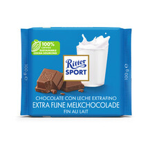 Rittersport - Extra Fijne Melkchocolade 100 Gram 12 Stuks