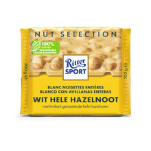 Rittersport - Wit Hele Hazelnoot 100 Gram 10 Stuks