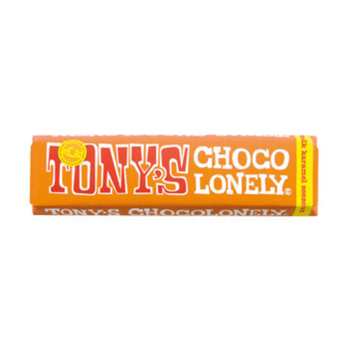 Tony's Chocolonely - Karamel Zeezout 47 Gram 35 Stuks