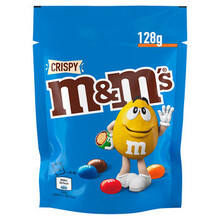 M&M's - Crispy 128 Gram 12 Stuks