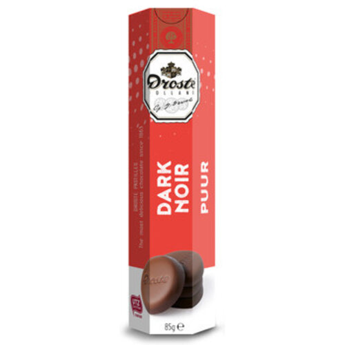 Droste - Pastilles Dark 85 Gram 12 Stuks