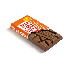 Tony's Chocolonely - Melk Karamelzout Zeezout 180 Gram 15 Stuks