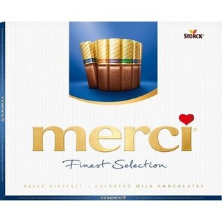 Merci - Finest Selection Melk 250 Gram 10 Stuks