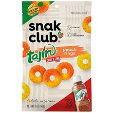 Snakclub - Tajin Peach Rings Chili & Lime 142 Gram