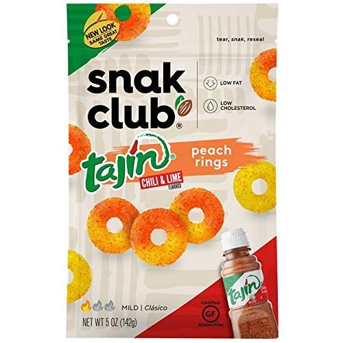 Snakclub - Tajin Peach Rings Chili & Lime 142 Gram