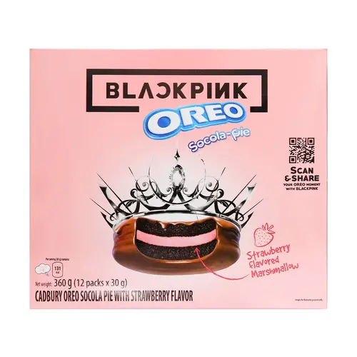Oreo - Black Pink Socola-Pie Strawberry 360 Gram