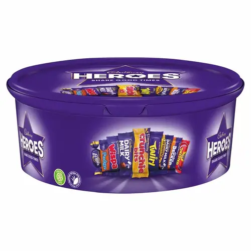 Cadbury - Heroes Chocolate Tin 550 Gram
