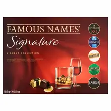 Famous Names - Signature Chocolate Liqueurs Collection 185 Gram