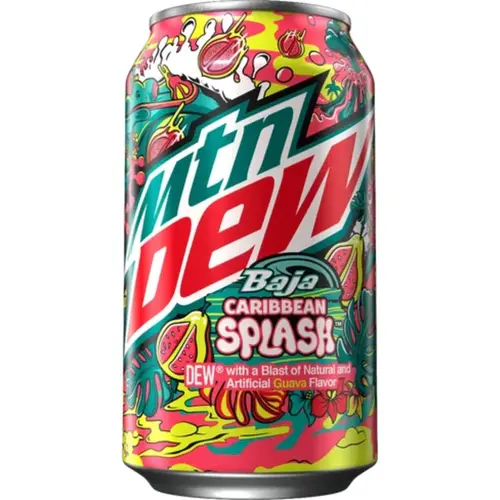Mountain Dew - Baja Caribbean Splash Guave 355ml