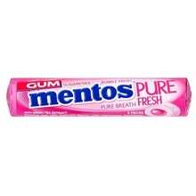 Mentos - Gum Pure Fresh Bubble Fresh Suikervrij 16 Gram