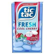 Tic Tac - Fresh Cherry Menthol Suikervrij 16 Gram