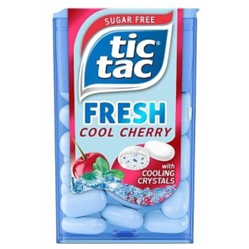 Tic Tac - Fresh Cherry Menthol Suikervrij 16 Gram