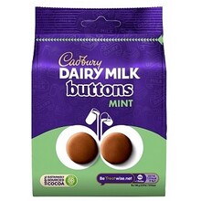 Cadbury - Dairy Milk Mint Giant Buttons 95 Gram
