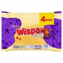 Cadbury - Wispa Gold 4-Pack 134 Gram