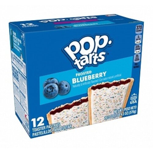 Kellogg's - Pop-Tarts Frosted Blueberry 576 Gram