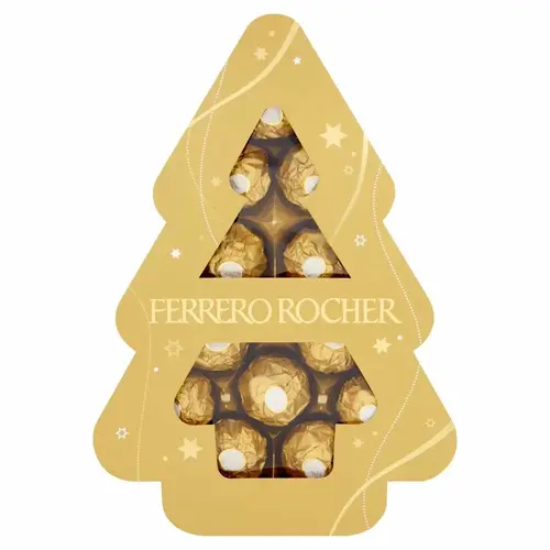 Ferrero Rocher - Christmas Gift Box of Chocolate 12 Pieces 150 Gram