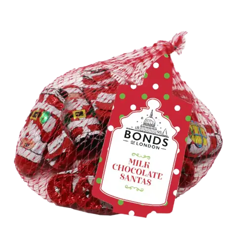 Net Of Creme Filled Milk Chocolate Santas 60 Gram