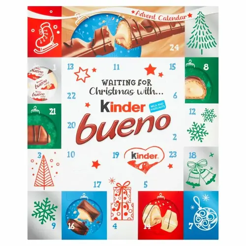 Kinder - Bueno Milk And Hazelnut Advent Calendar 167 Gram